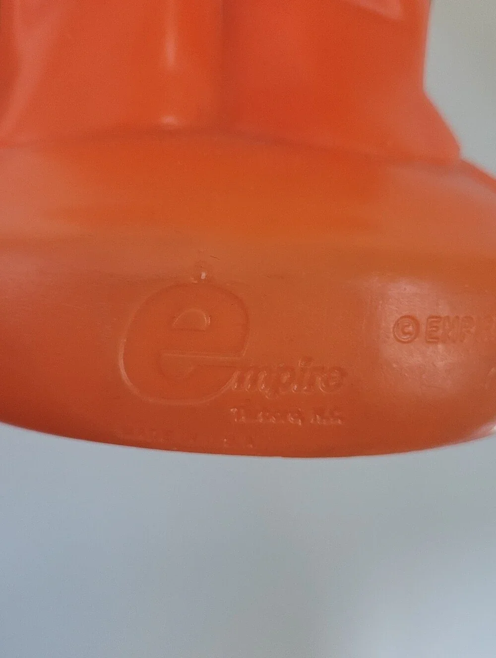 Empire Halloween 1969 Jack-O-Lantern Scarecrow Orange Black Blow Mold Plastic
